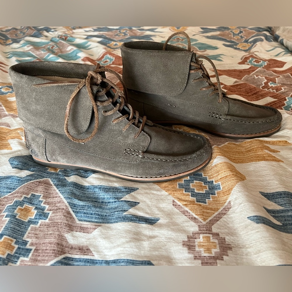 Frye leather suede Quincy booties boots size 8